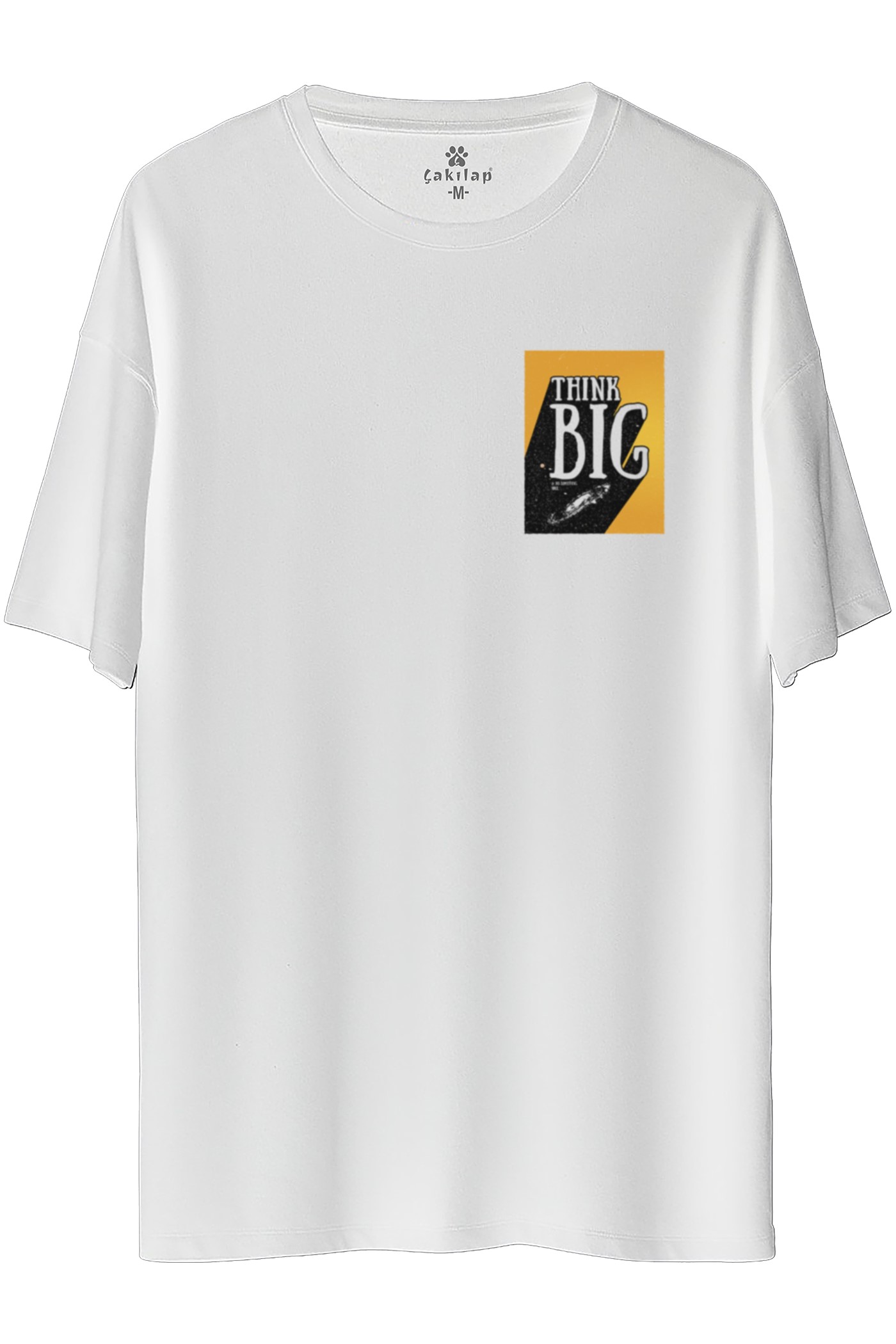 Retro Baskılı Oversize Tişört