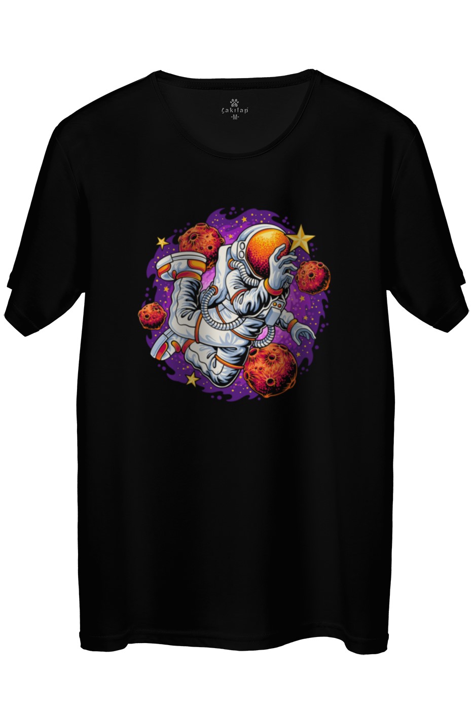 Astronot Baskılı Regular Tişört