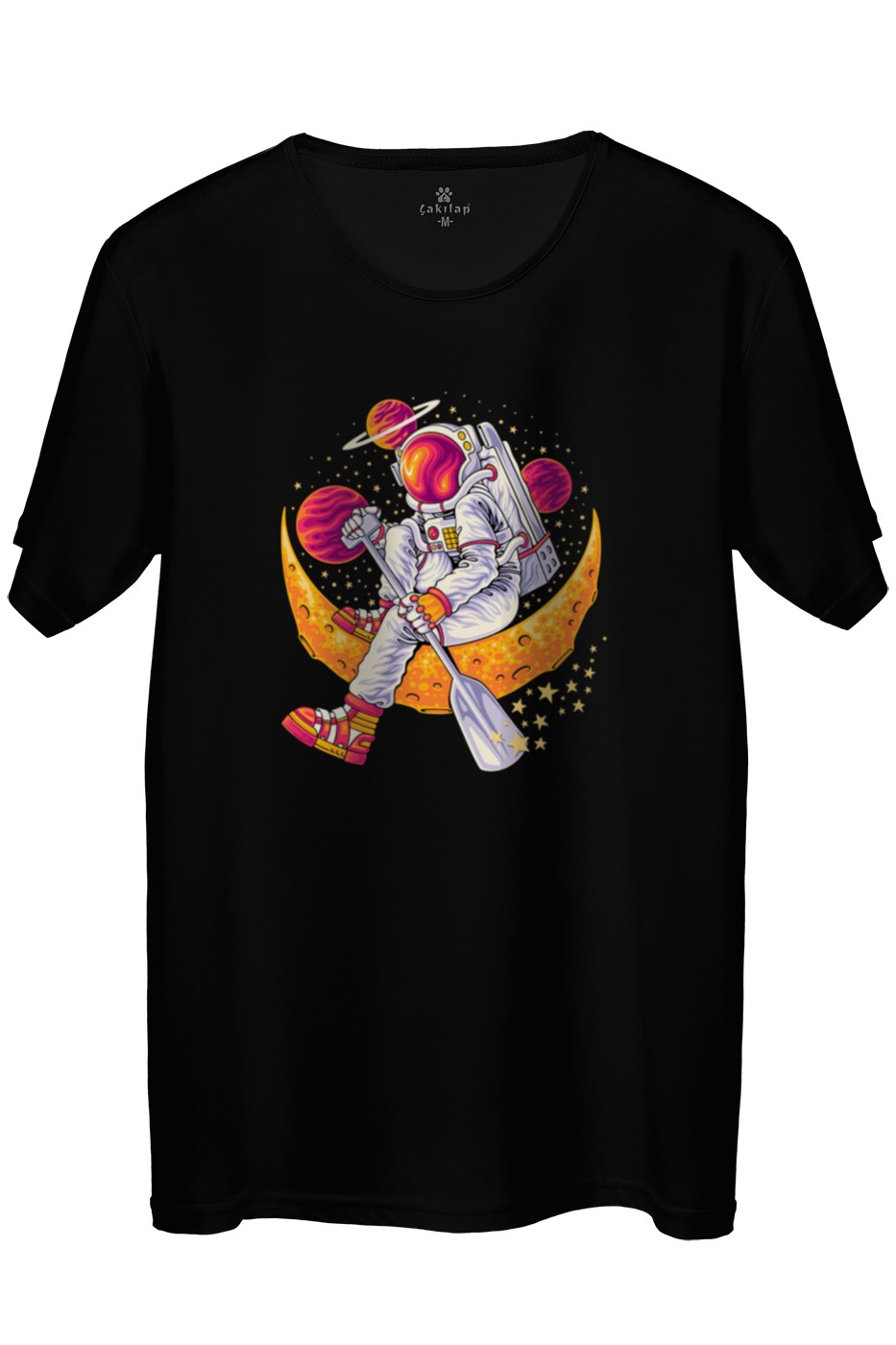 Astronot Baskılı Regular Tişört