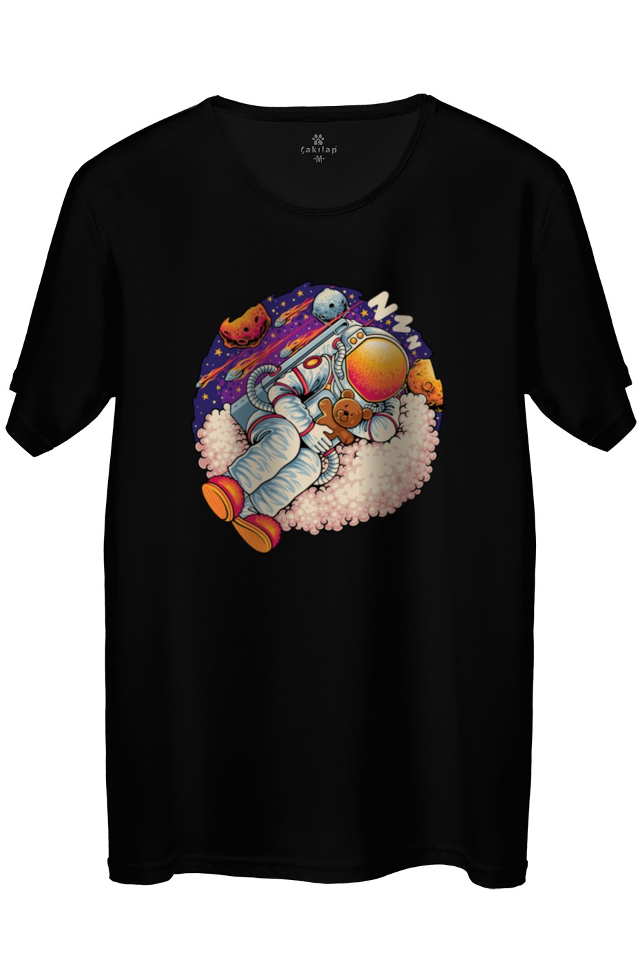 Astronot Baskılı Regular Tişört