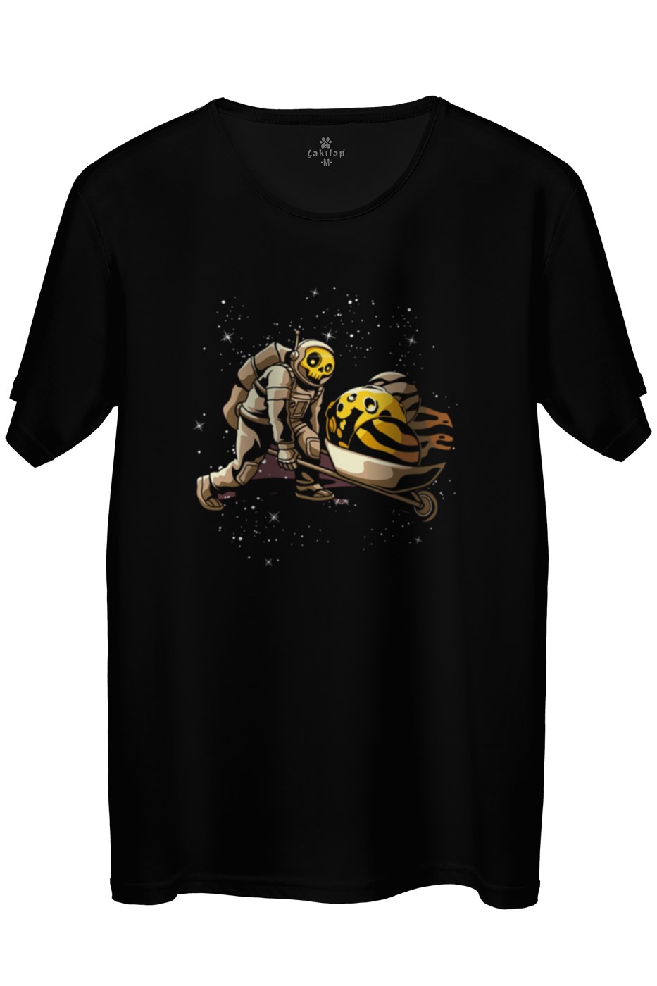 Astronot Baskılı Regular Tişört