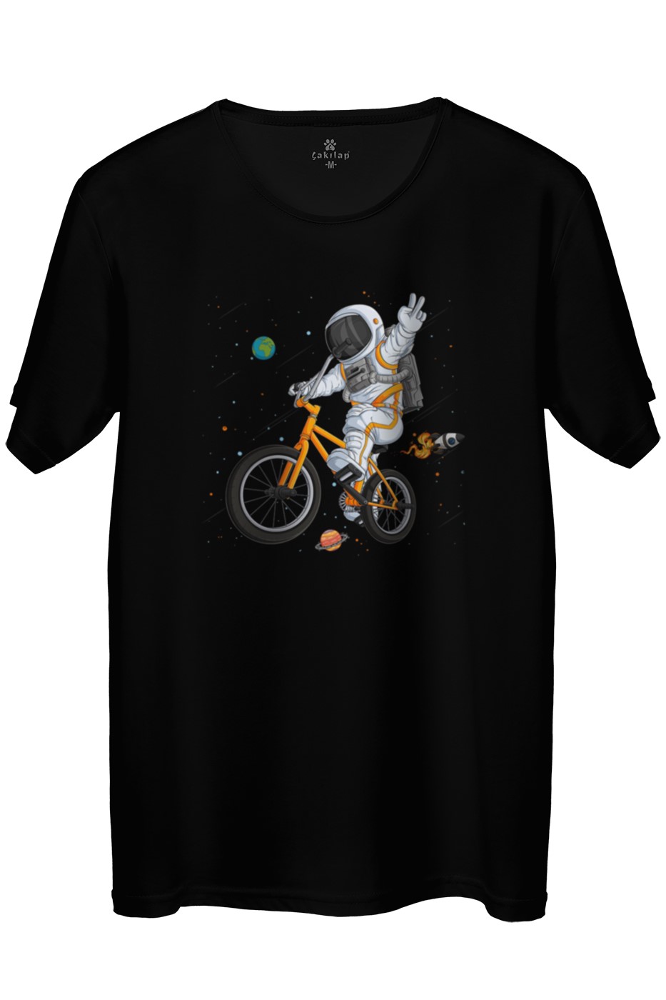 Astronot Baskılı Regular Tişört