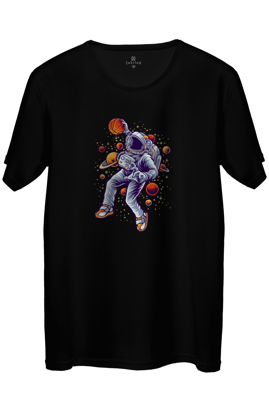 Astronot Baskılı Regular Tişört