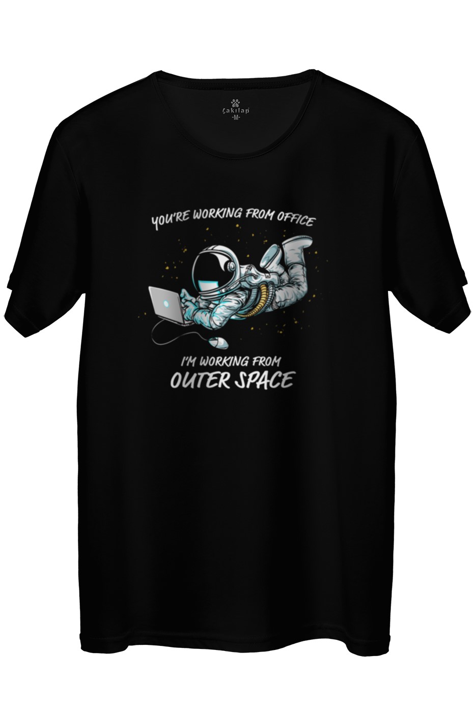 Astronot Baskılı Regular Tişört