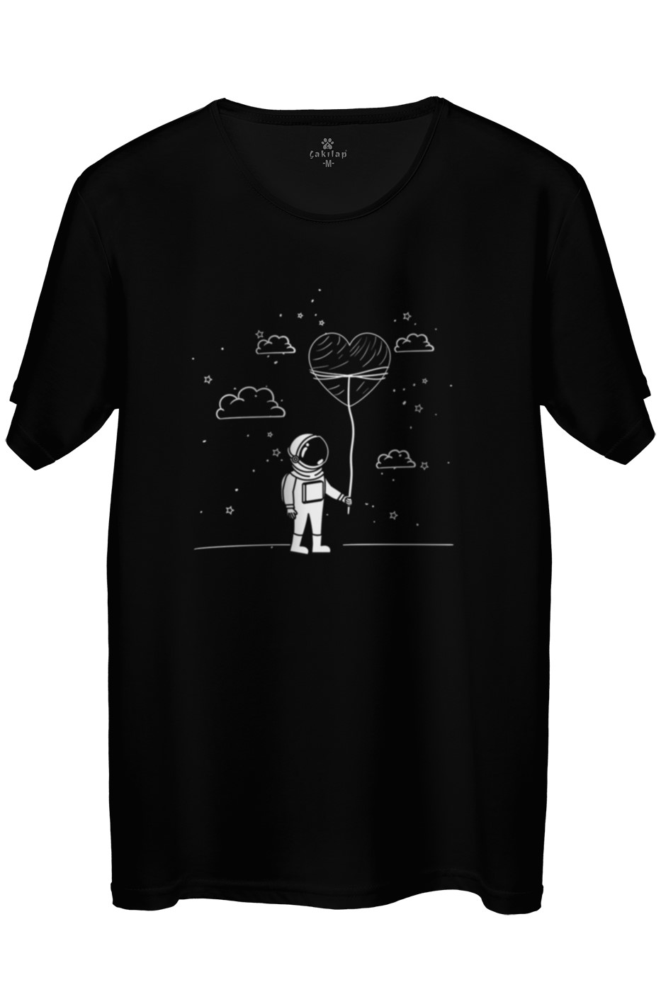 Astronot Baskılı Regular Tişört