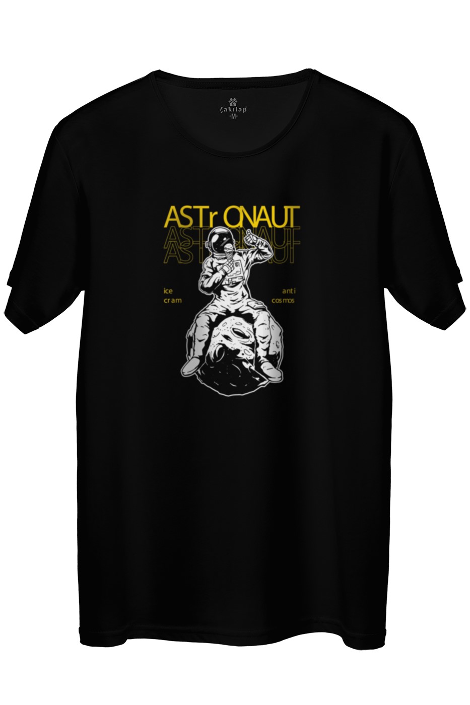 Astronot Baskılı Regular Tişört
