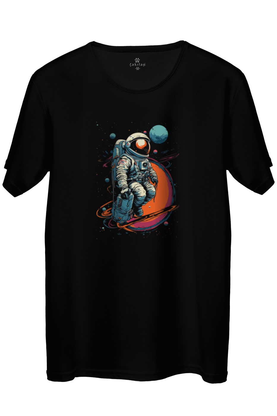 Astronot Baskılı Regular Tişört