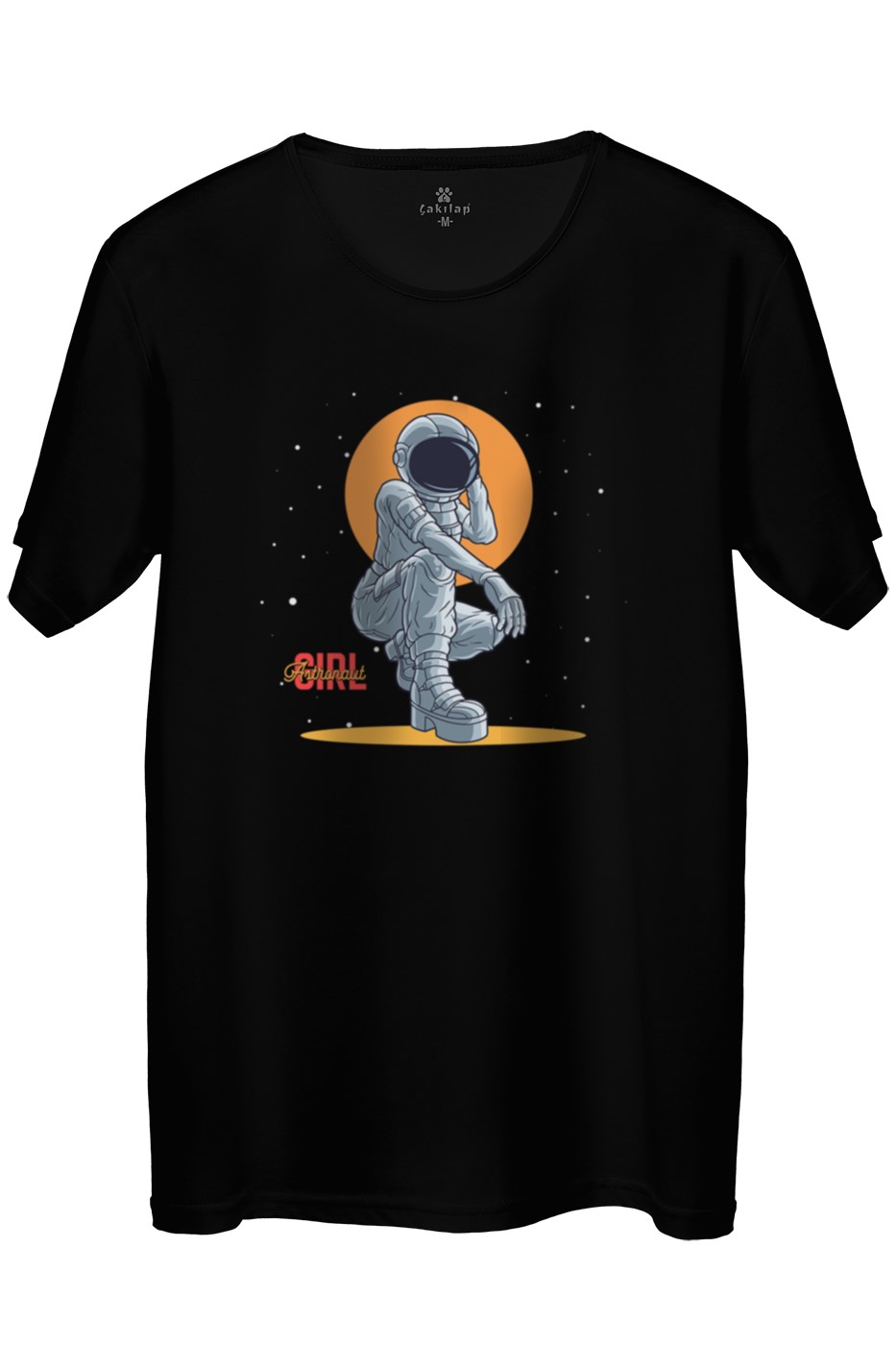 Astronot Baskılı Regular Tişört