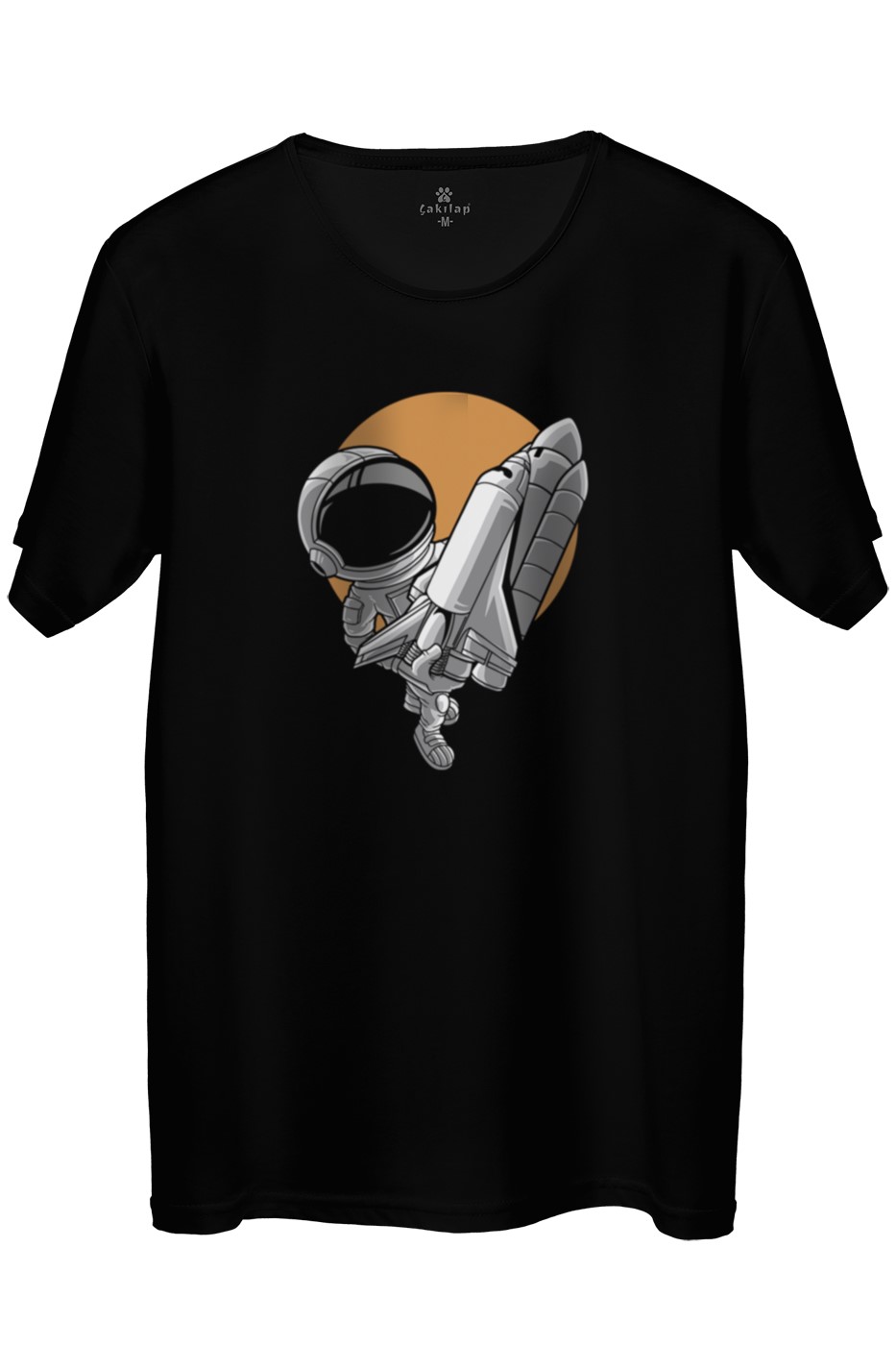 Astronot Baskılı Regular Tişört