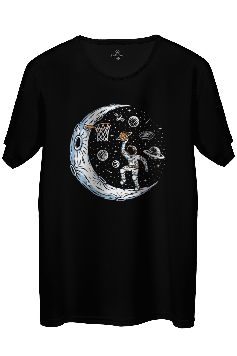 Astronot Baskılı Regular Tişört