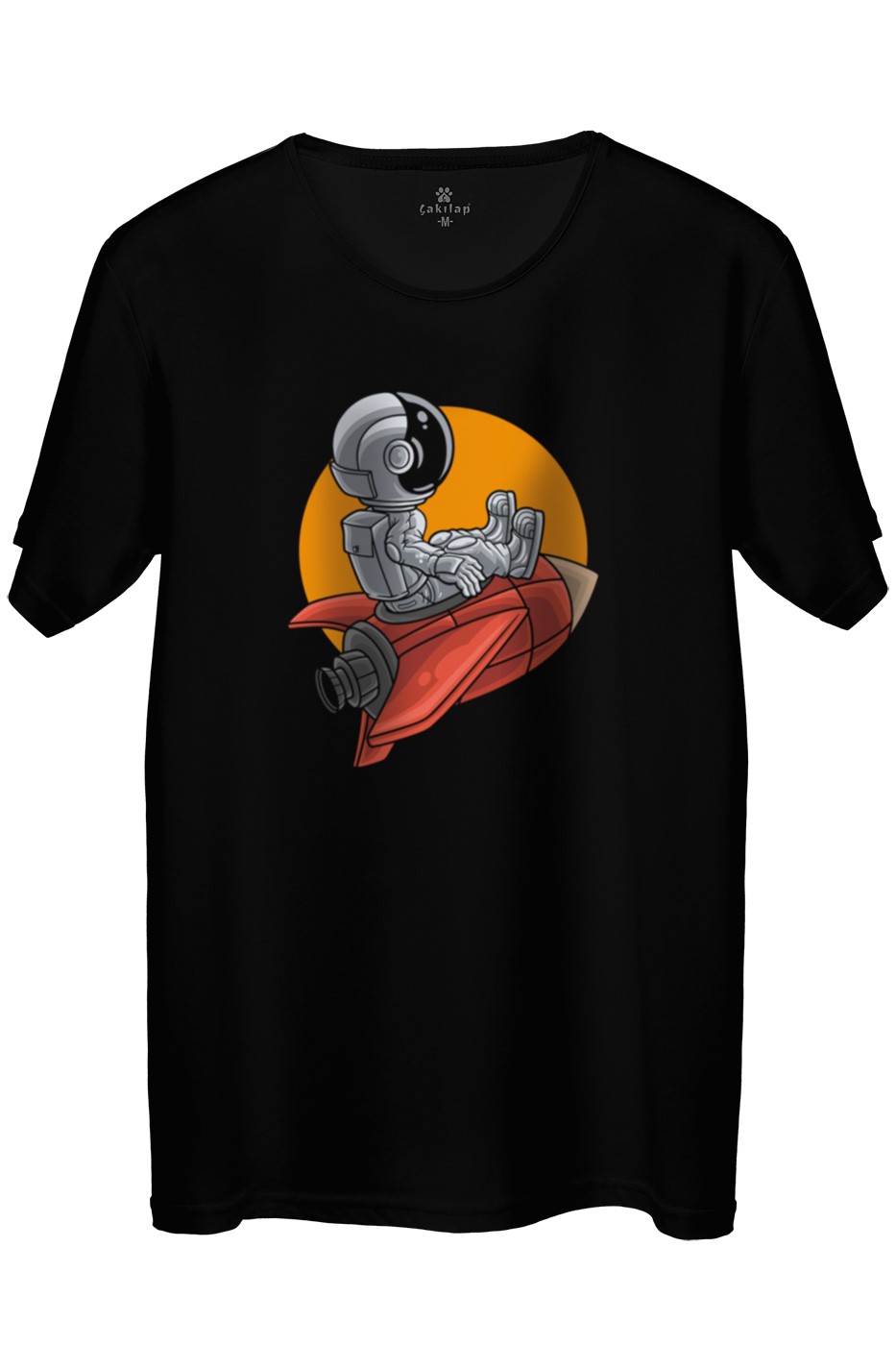 Astronot Baskılı Regular Tişört