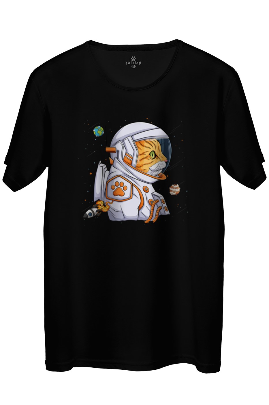 Astronot Baskılı Regular Tişört