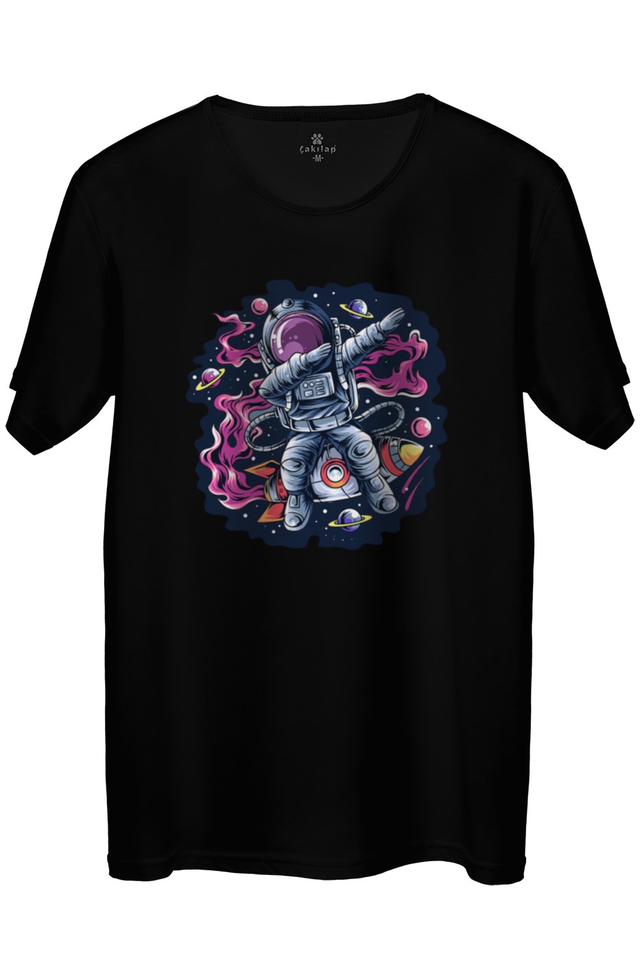 Astronot Baskılı Regular Tişört