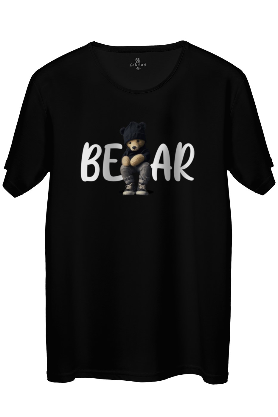 Ayıcık Baskılı Regular Tişört