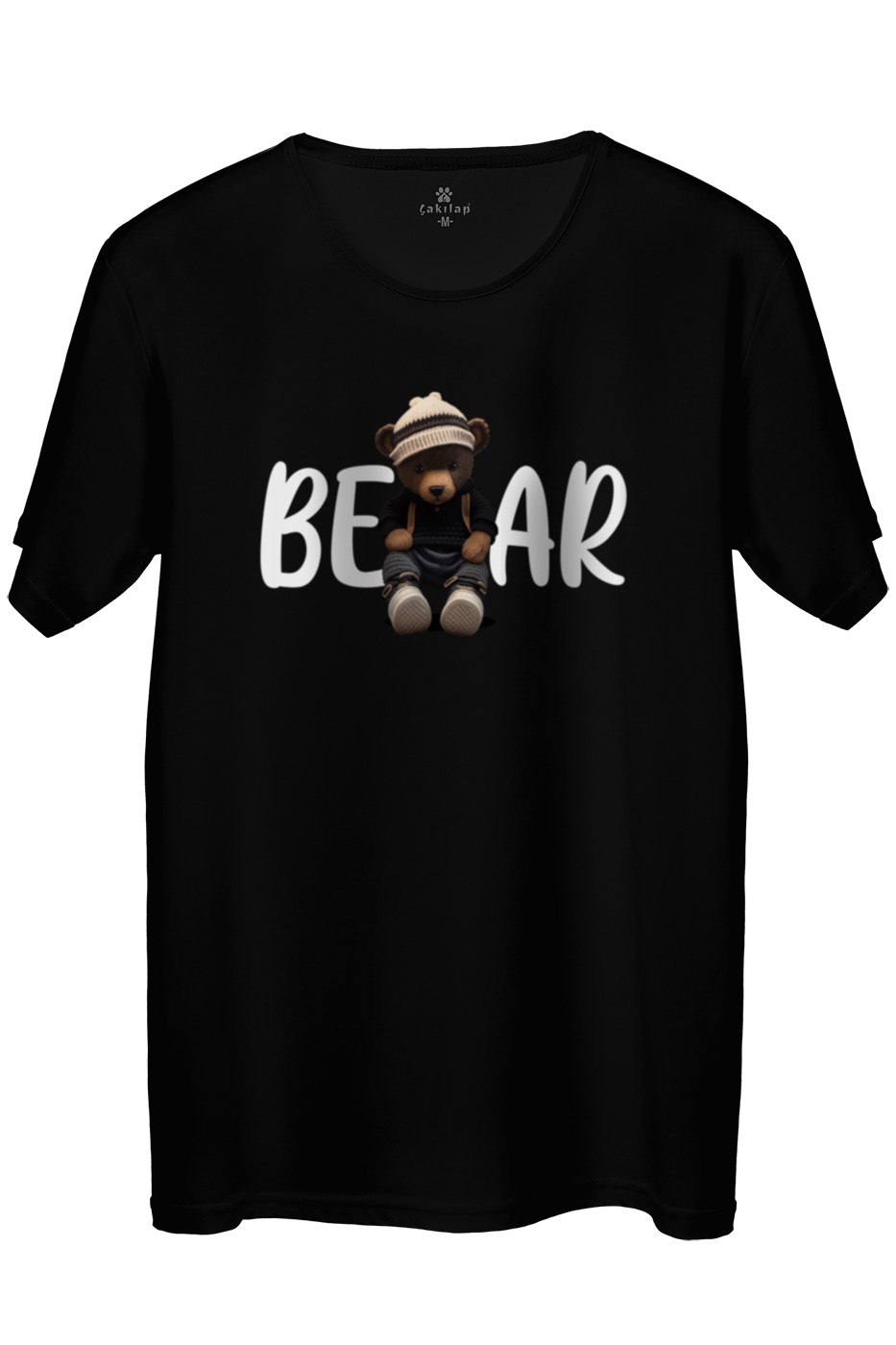 Ayıcık Baskılı Regular Tişört