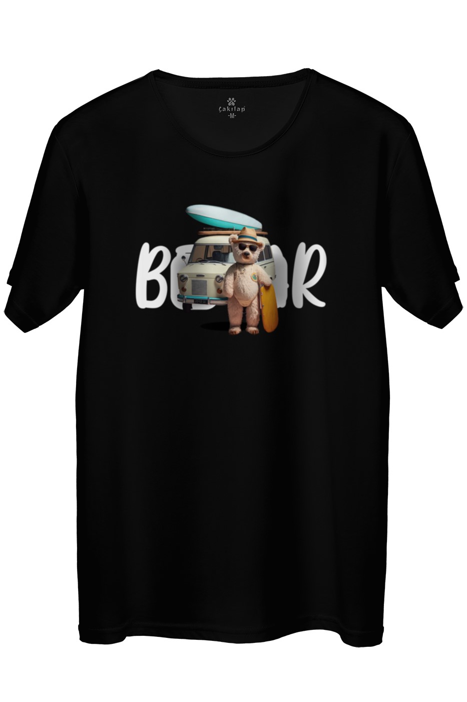 Ayıcık Baskılı Regular Tişört