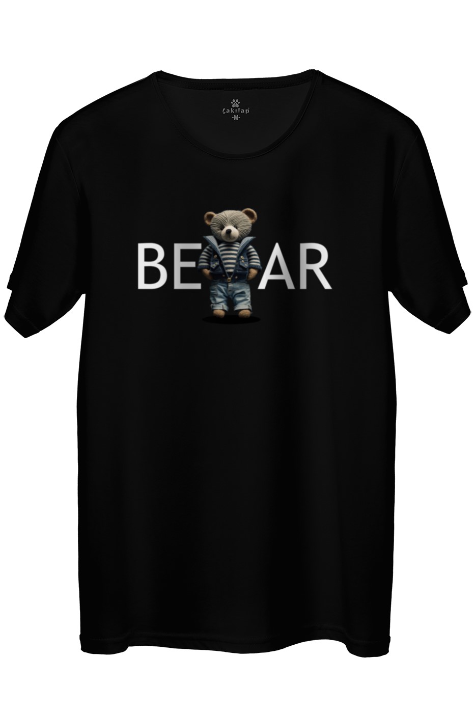 Ayıcık Baskılı Regular Tişört