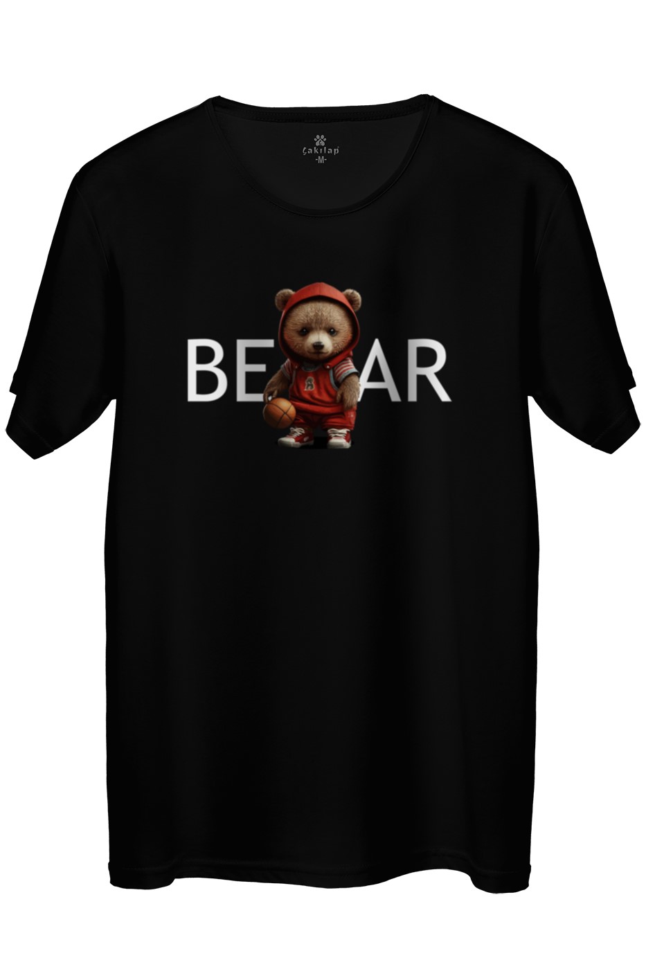 Ayıcık Baskılı Regular Tişört