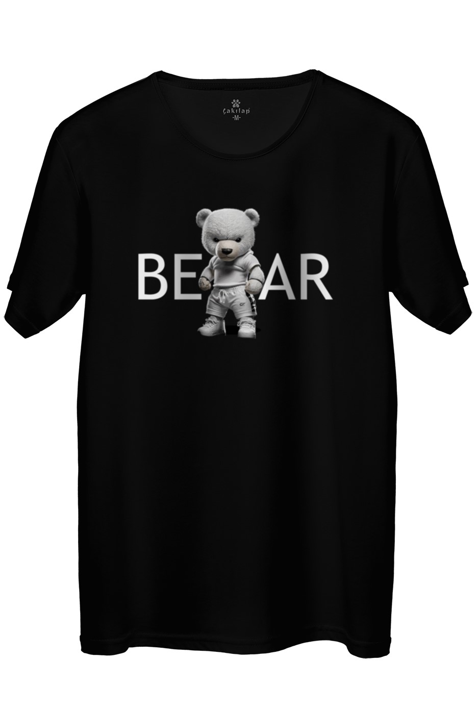 Ayıcık Baskılı Regular Tişört