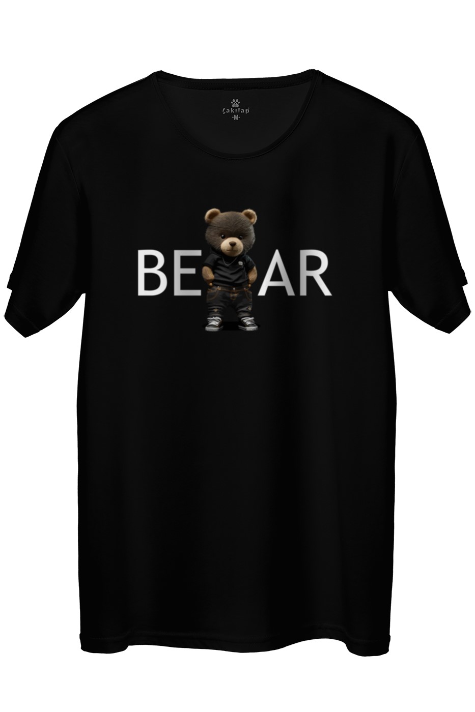 Ayıcık Baskılı Regular Tişört