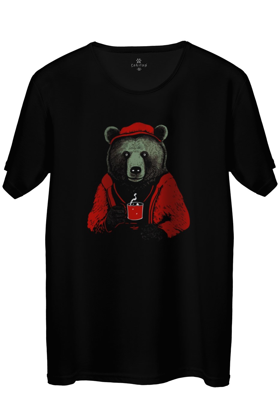 Ayıcık Baskılı Regular Tişört