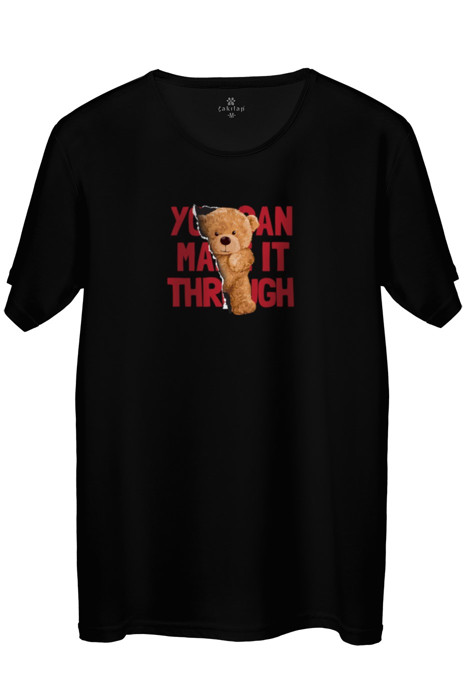 Ayıcık Baskılı Regular Tişört