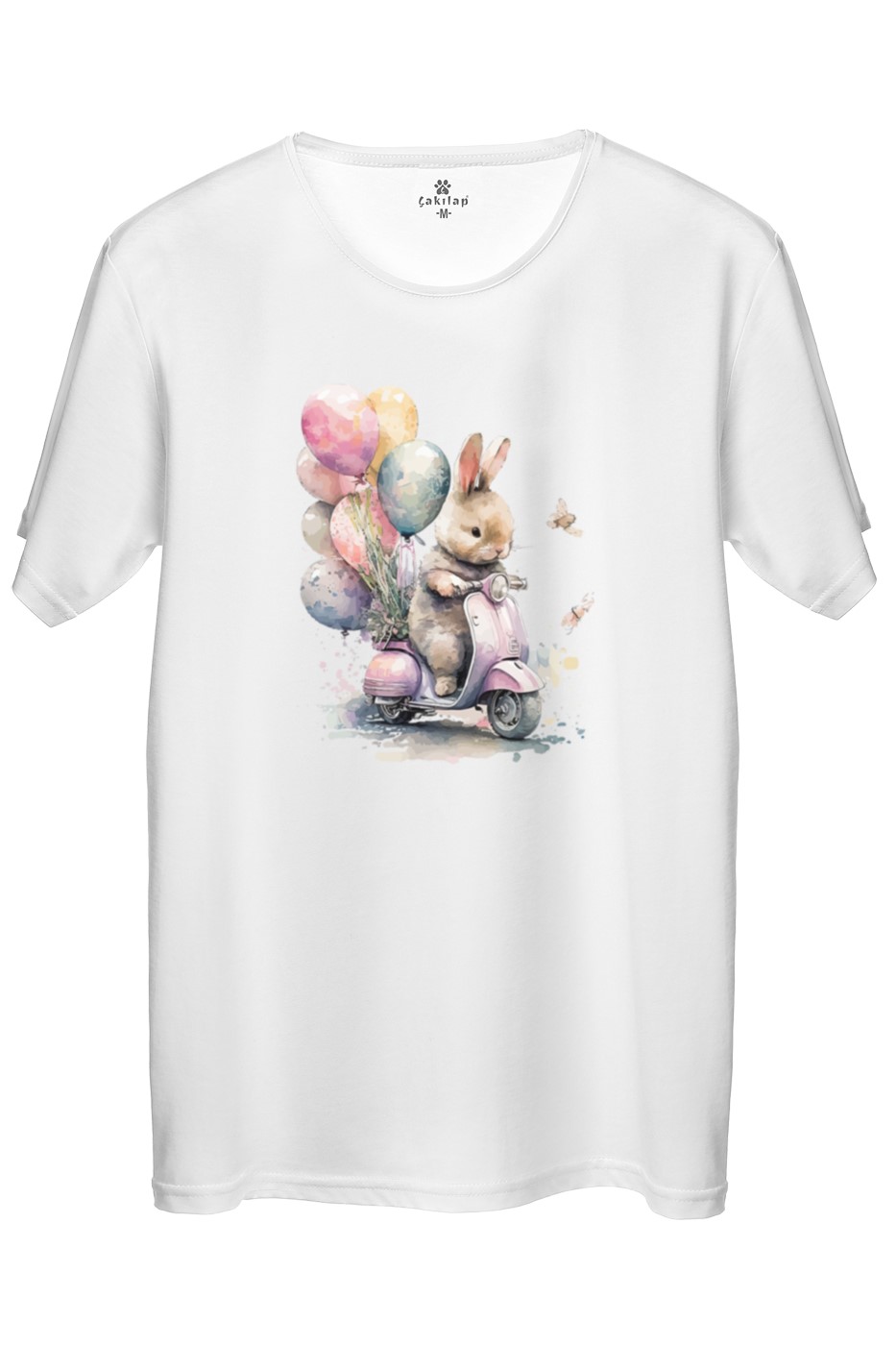 Sevimli Tavsan Baskılı Regular Tişört