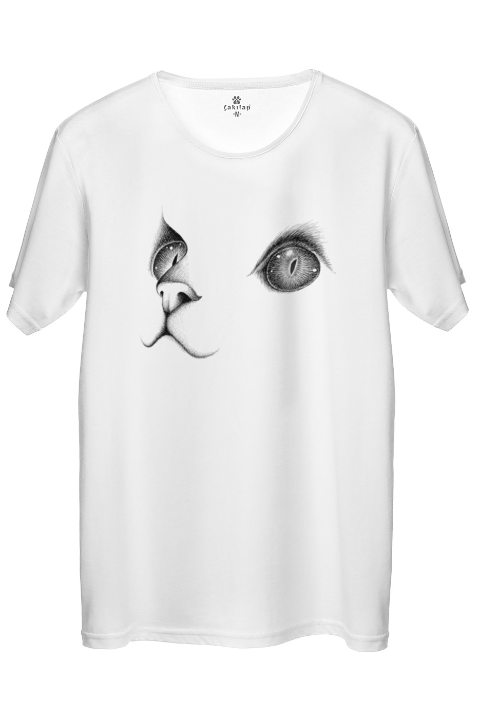 Kedi Baskılı Regular Tişört