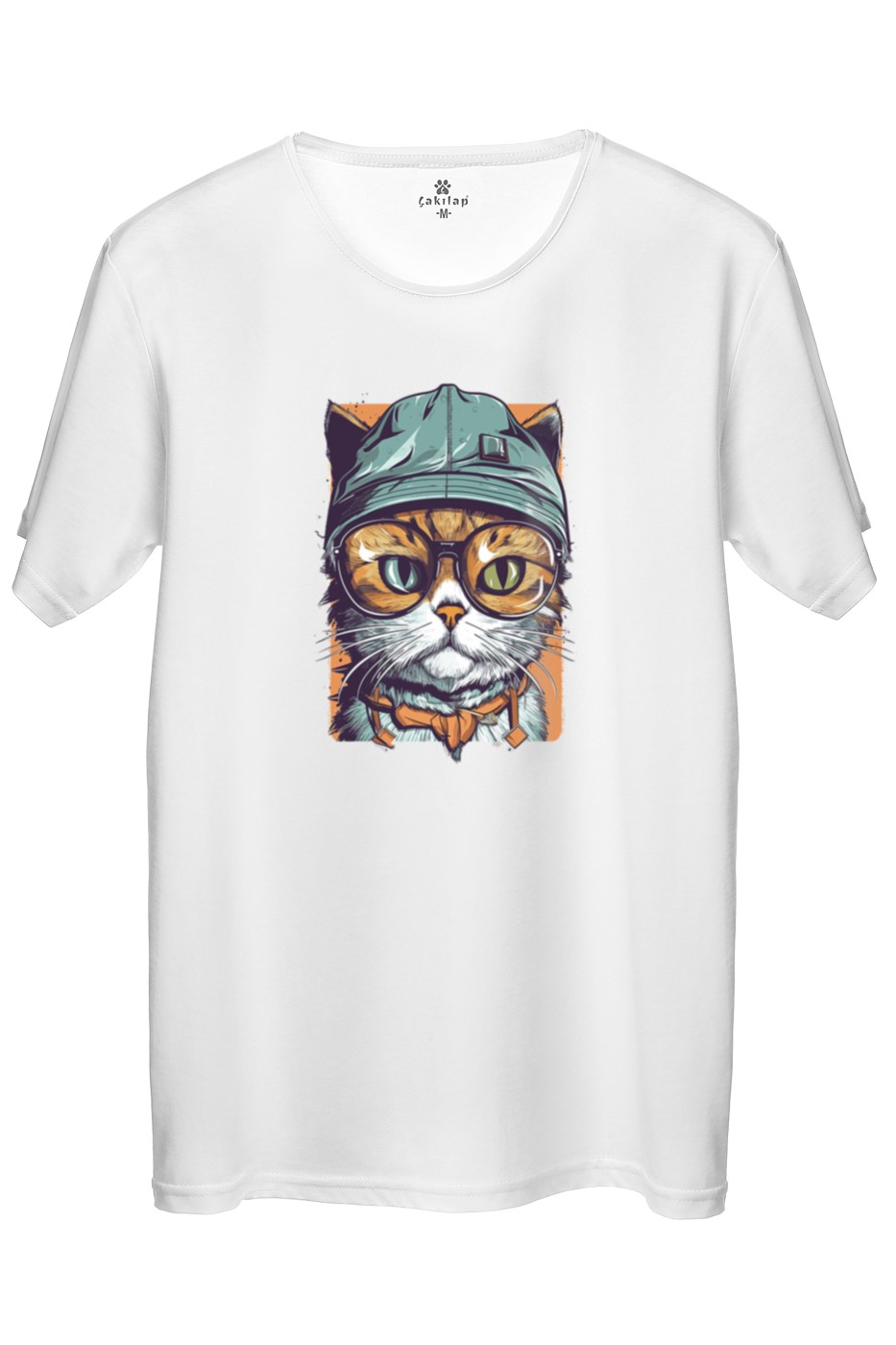 Kedi Baskılı Regular Tişört