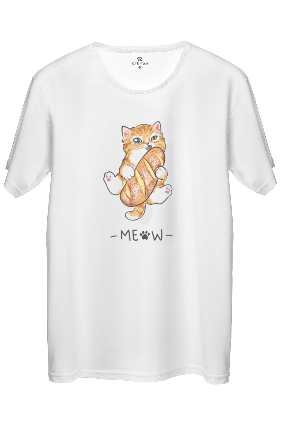 Kedi Baskılı Regular Tişört