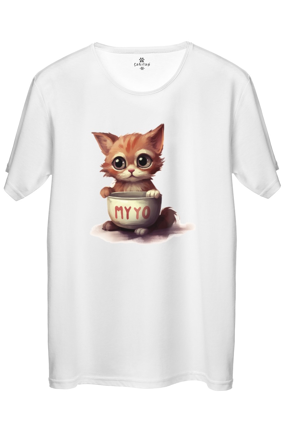 Kedi Baskılı Regular Tişört