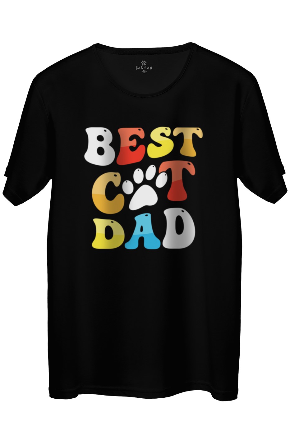 Kedi Baskılı Regular Tişört