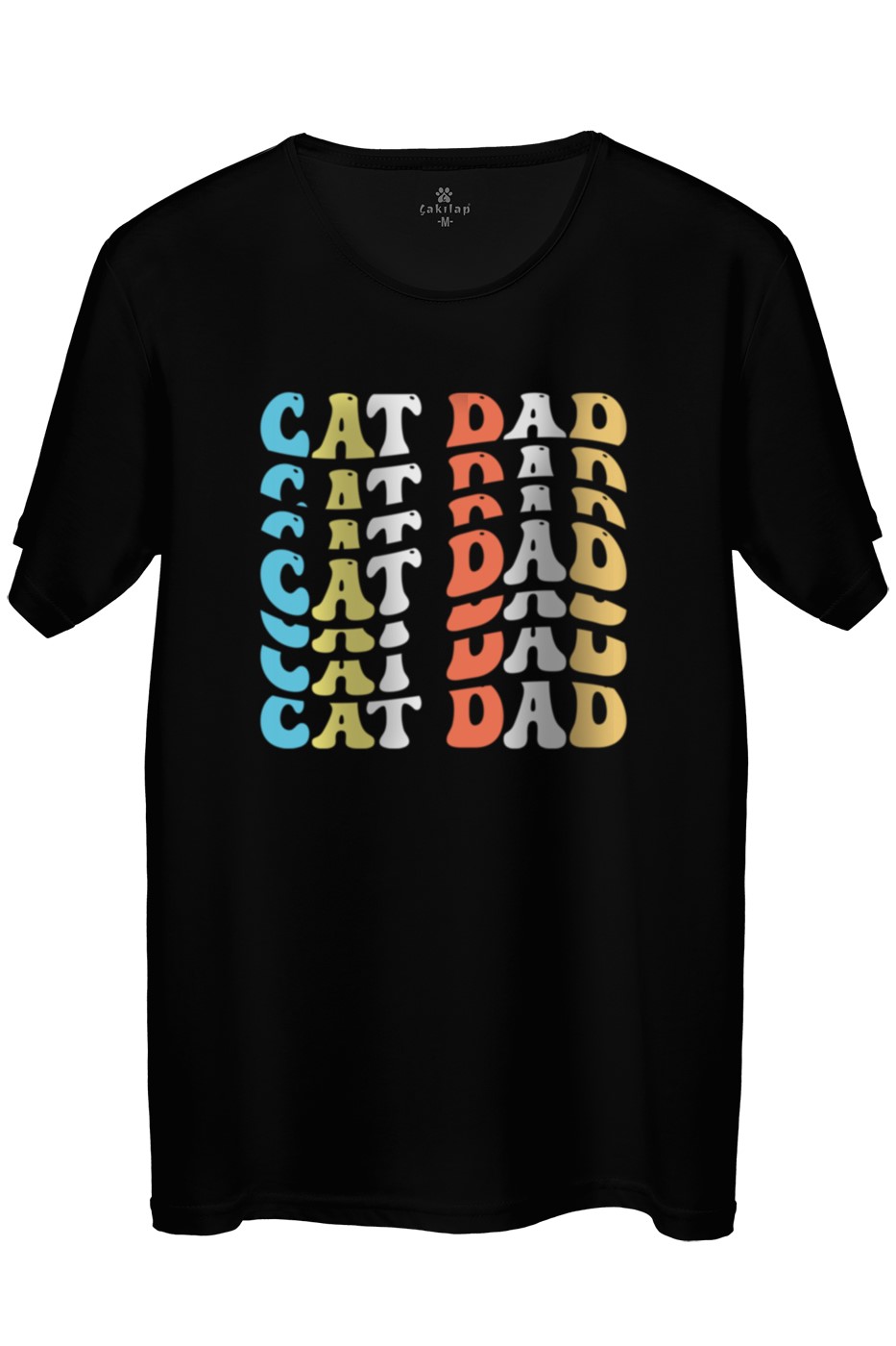 Kedi Baskılı Regular Tişört