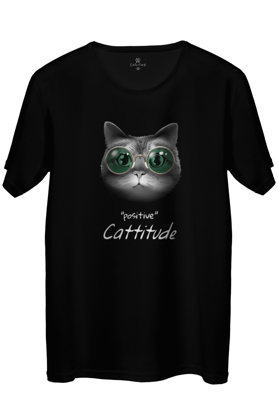 Kedi Baskılı Regular Tişört