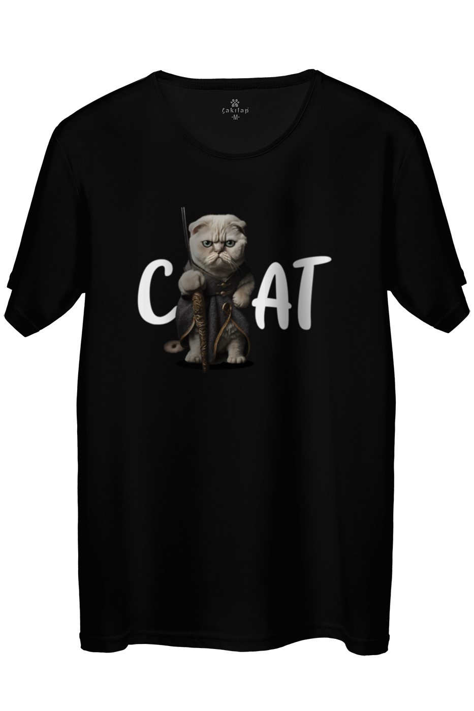 Kedi Baskılı Regular Tişört