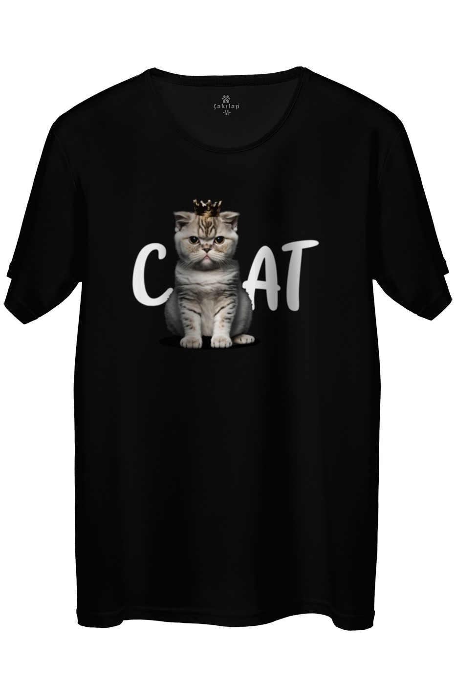 Kedi Baskılı Regular Tişört