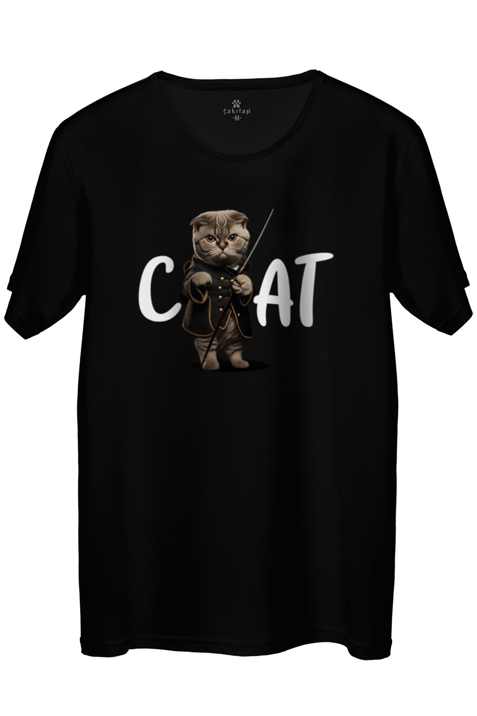 Kedi Baskılı Regular Tişört