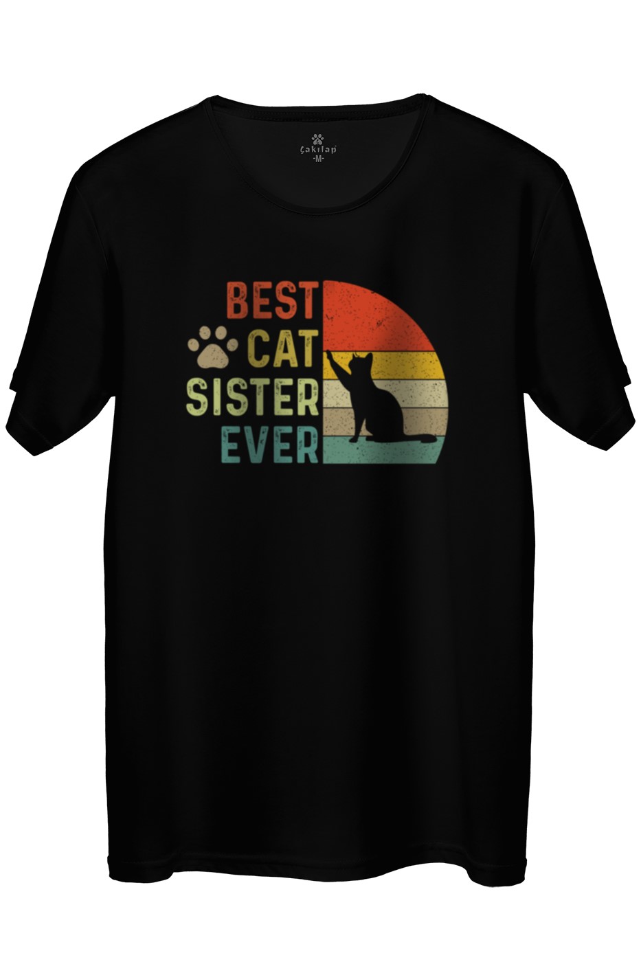 Kedi Baskılı Regular Tişört