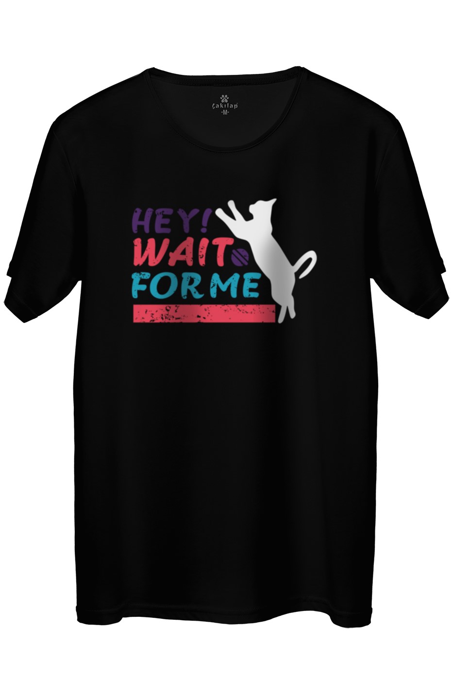 Kedi Baskılı Regular Tişört