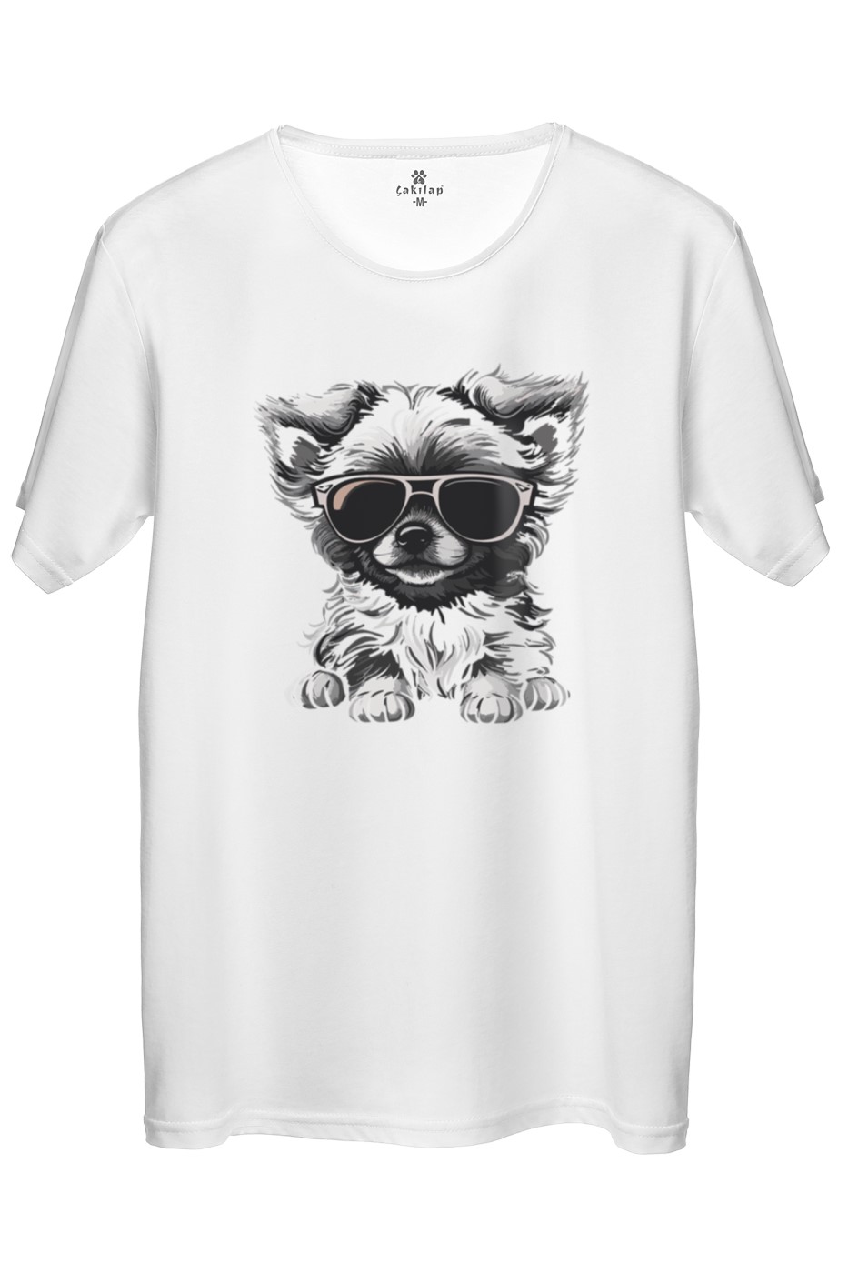Köpek Baskılı Regular Tişört