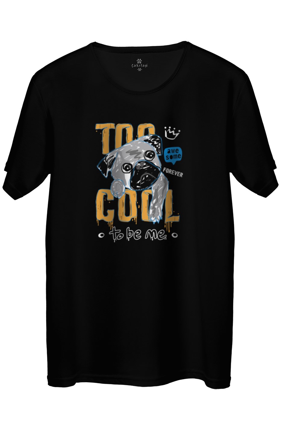 Köpek Baskılı Regular Tişört