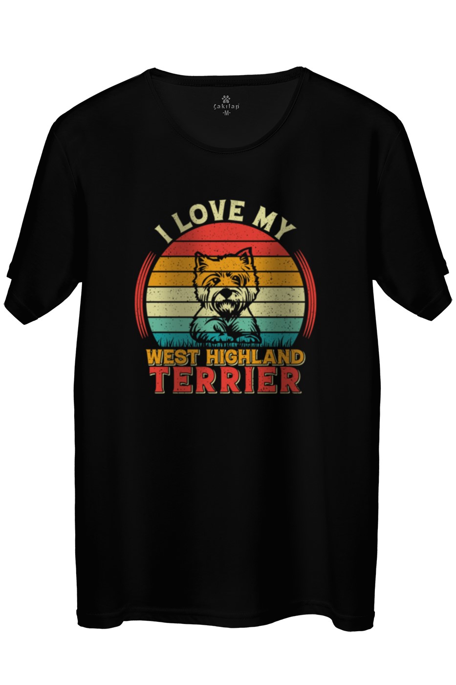 Köpek Baskılı Regular Tişört