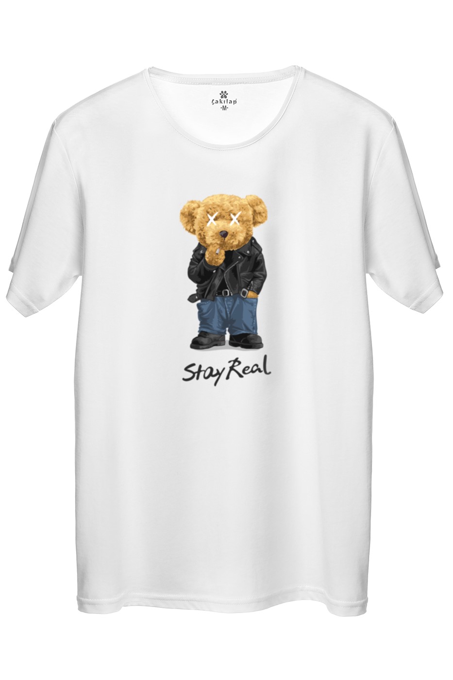 Ayıcık Baskılı Regular Tişört