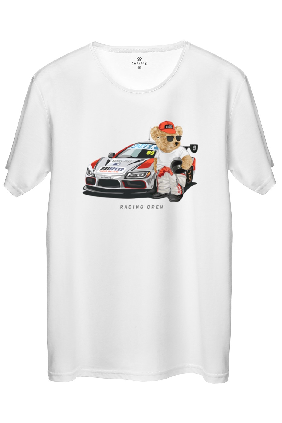 Ayıcık Baskılı Regular Tişört