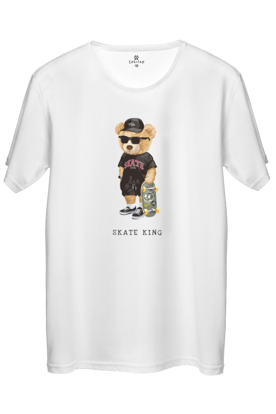 Ayıcık Baskılı Regular Tişört