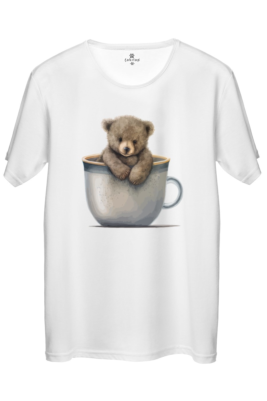 Ayıcık Baskılı Regular Tişört