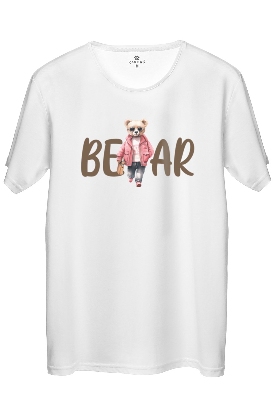 Ayıcık Baskılı Regular Tişört