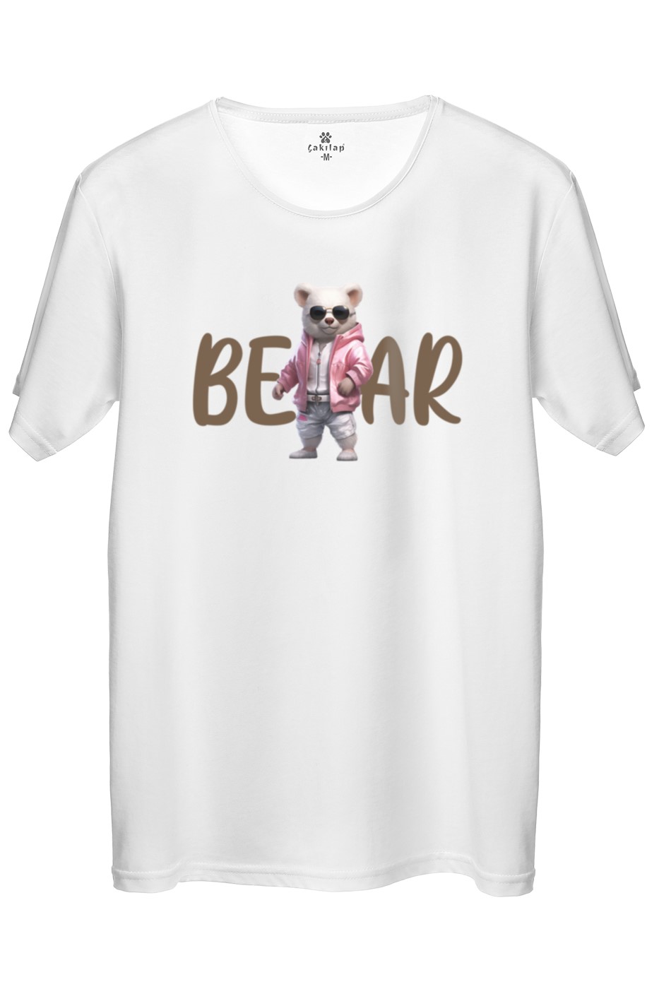 Ayıcık Baskılı Regular Tişört