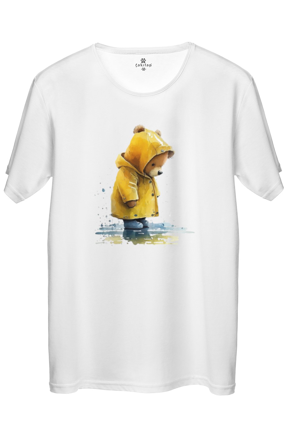 Ayıcık Baskılı Regular Tişört