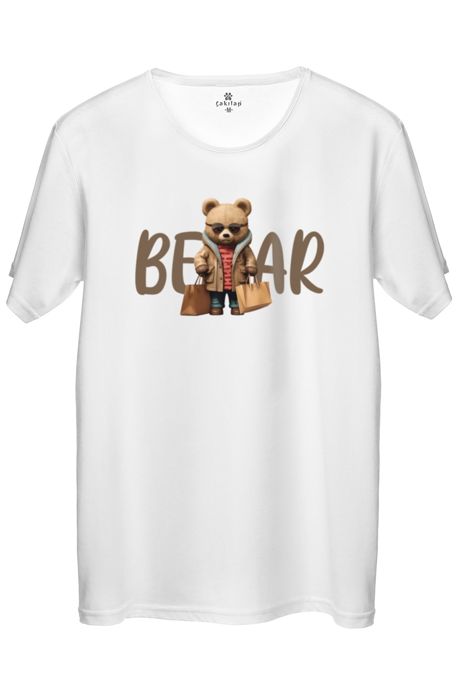 Ayıcık Baskılı Regular Tişört